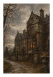 Poster VINTAGE DARK ACADEMIA CASTLE