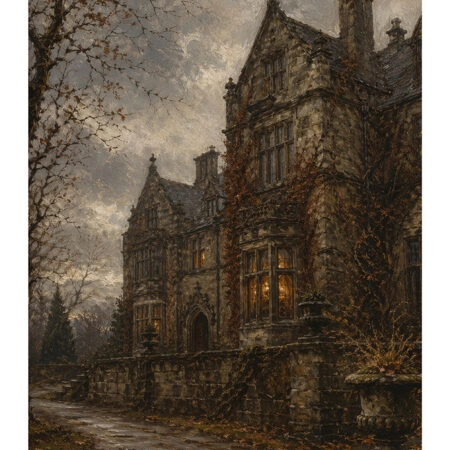 Poster VINTAGE DARK ACADEMIA CASTLE -  Sticky 2
