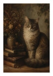 Poster VINTAGE DARK ACADEMIA CAT 2