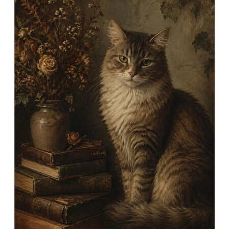 Poster VINTAGE DARK ACADEMIA CAT 2 -  Sticky 2