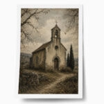 Poster VINTAGE DARK ACADEMIA CHAPEL