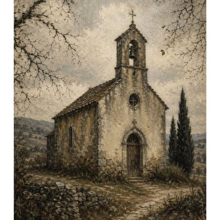 Poster VINTAGE DARK ACADEMIA CHAPEL -  Sticky 2