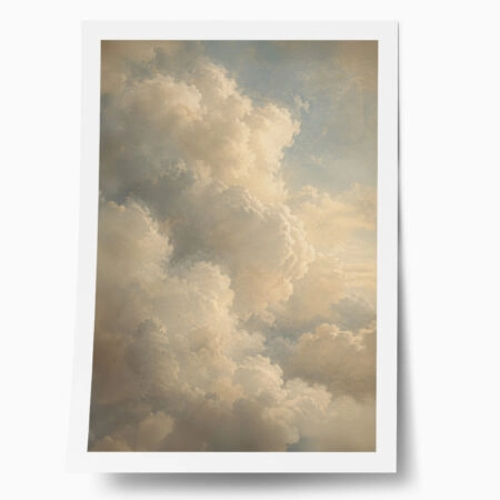 Poster VINTAGE DARK ACADEMIA CLOUDS - 