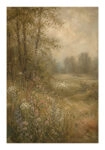 Poster VINTAGE DARK ACADEMIA COUNTRY FLOWERS