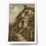 Poster VINTAGE DARK ACADEMIA COUNTRY HOUSE 2