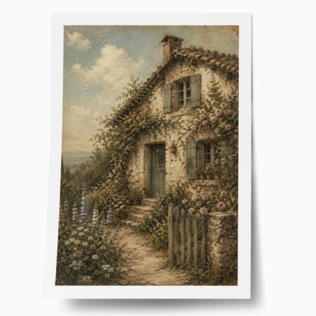 Poster VINTAGE DARK ACADEMIA COUNTRY HOUSE 2 - 