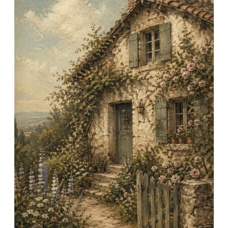 Poster VINTAGE DARK ACADEMIA COUNTRY HOUSE 2 -  Sticky 2