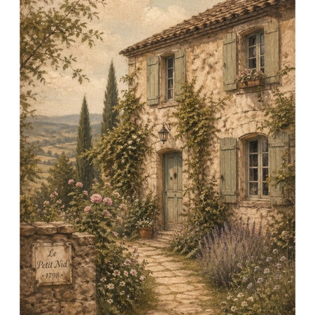 Poster VINTAGE DARK ACADEMIA COUNTRY HOUSE -  Sticky 2