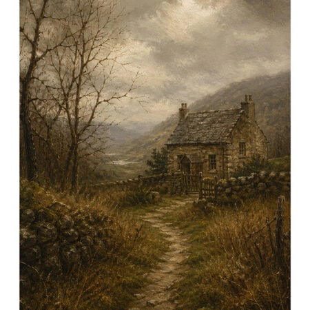 Poster VINTAGE DARK ACADEMIA COUNTRY ROAD 2 -  Sticky 2