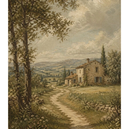 Poster VINTAGE DARK ACADEMIA COUNTRY ROAD 3 -  Sticky 2