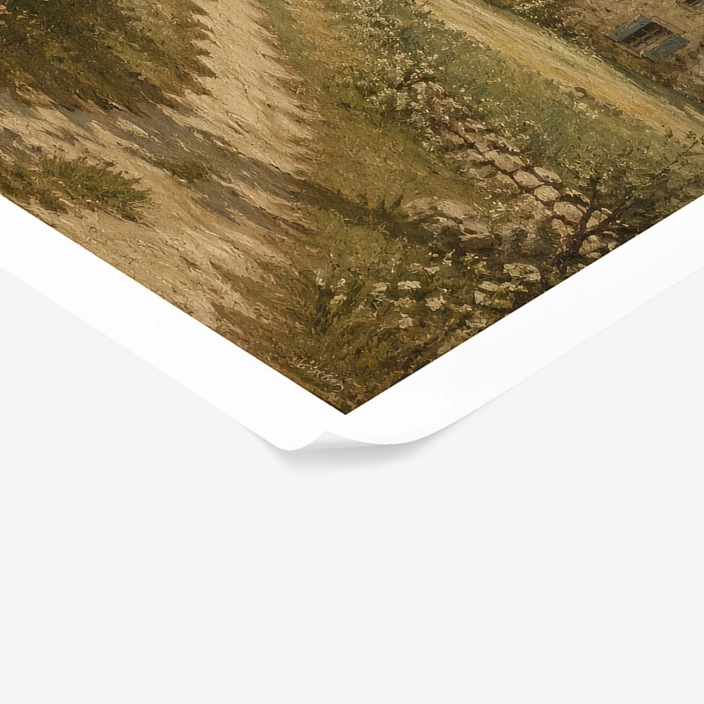 Poster VINTAGE DARK ACADEMIA COUNTRY ROAD 3