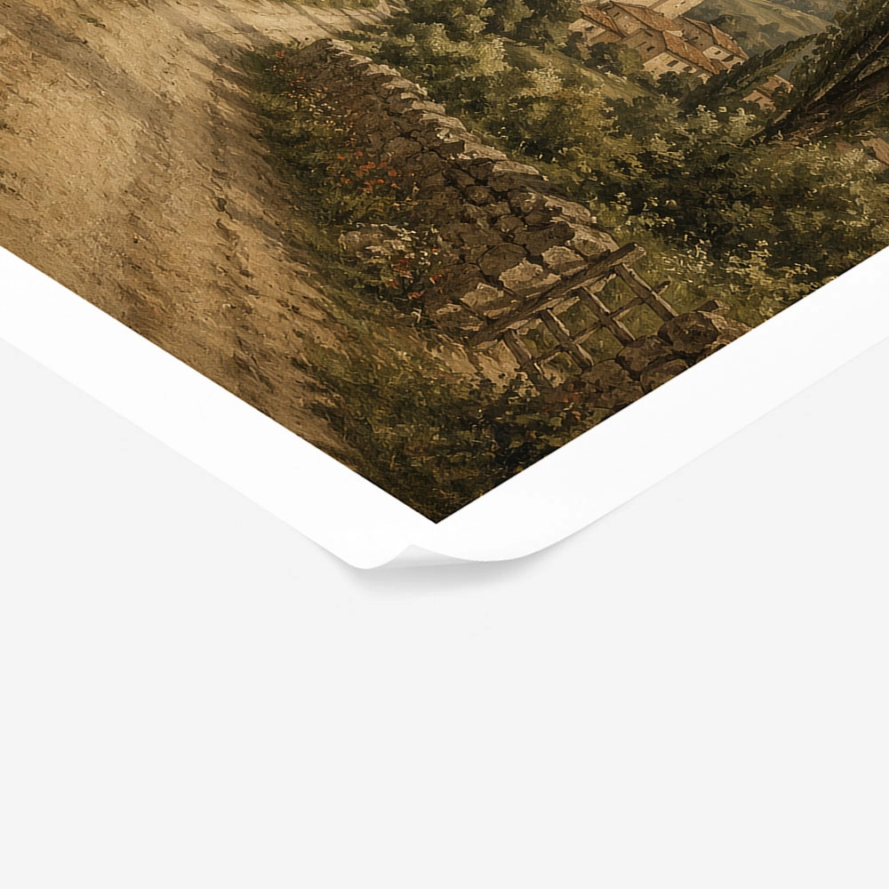 Poster VINTAGE DARK ACADEMIA COUNTRY ROAD 5
