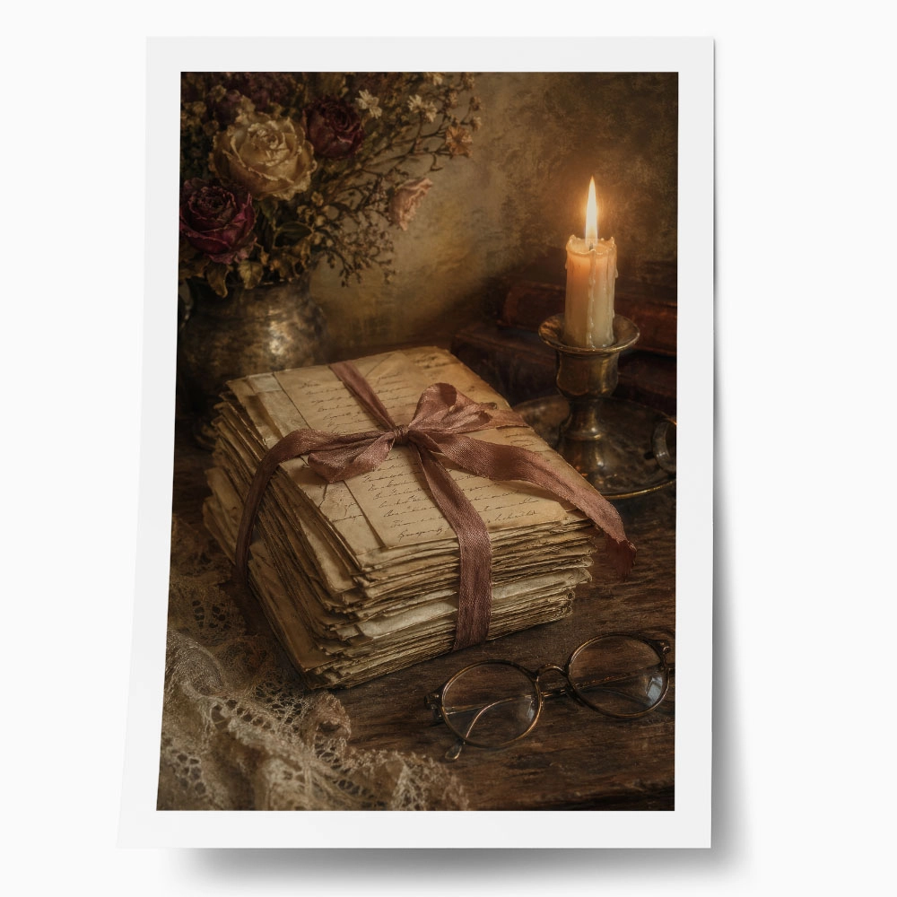 Poster VINTAGE DARK ACADEMIA DIARY