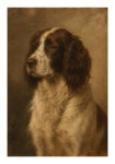 Poster VINTAGE DARK ACADEMIA DOG