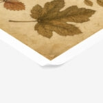 Poster VINTAGE DARK ACADEMIA DRIED LEAVES