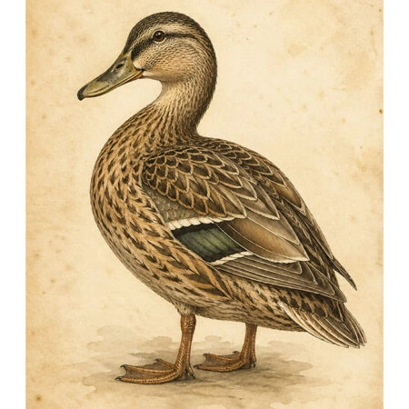 Poster VINTAGE DARK ACADEMIA DUCK -  Sticky 2