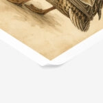 Poster VINTAGE DARK ACADEMIA DUCK