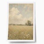 Poster VINTAGE DARK ACADEMIA FIELD 2