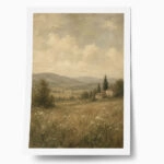 Poster VINTAGE DARK ACADEMIA FIELD 3