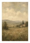 Poster VINTAGE DARK ACADEMIA FIELD 3
