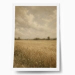 Poster VINTAGE DARK ACADEMIA FIELD