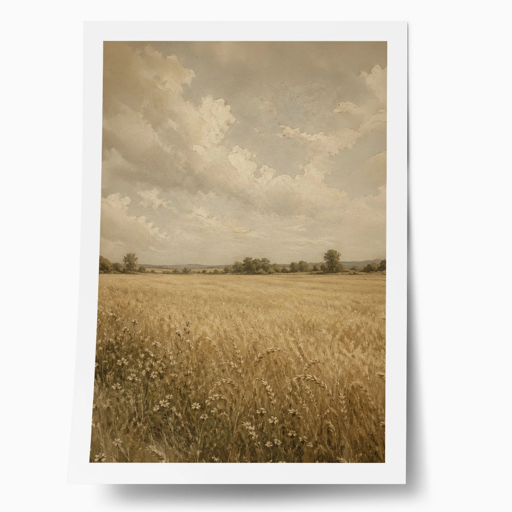 Poster VINTAGE DARK ACADEMIA FIELD