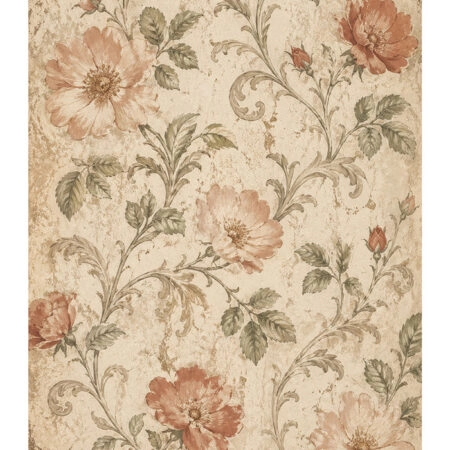Poster VINTAGE DARK ACADEMIA FLORAL PATTERN 2 -  Sticky 2