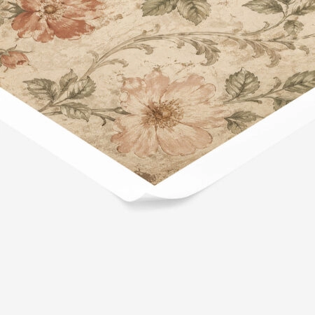 Poster VINTAGE DARK ACADEMIA FLORAL PATTERN 2 -  Sticky 1