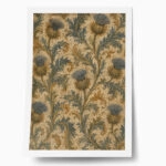 Poster VINTAGE DARK ACADEMIA FLORAL PATTERN 3