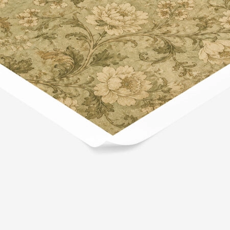 Poster VINTAGE DARK ACADEMIA FLORAL PATTERN 4 -  Sticky 1