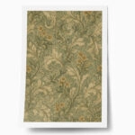 Poster VINTAGE DARK ACADEMIA FLORAL PATTERN 5