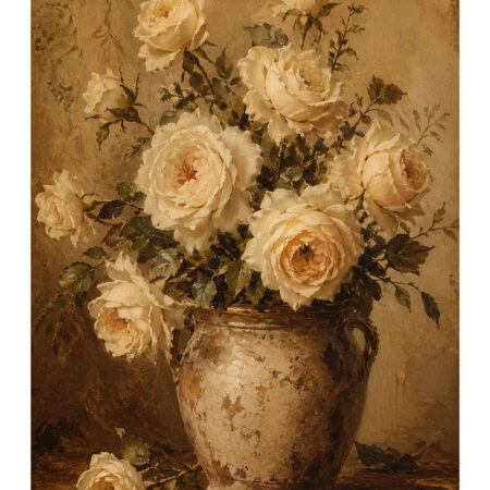 Poster VINTAGE DARK ACADEMIA FLOWER VASE 10 -  Sticky 2