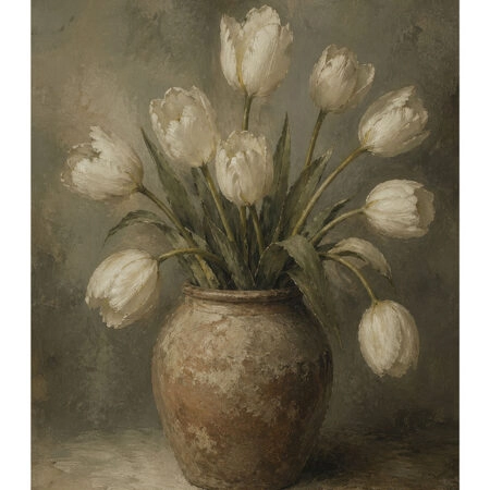 Poster VINTAGE DARK ACADEMIA FLOWER VASE 11 -  Sticky 2