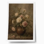Poster VINTAGE DARK ACADEMIA FLOWER VASE 12