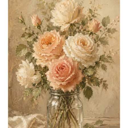 Poster VINTAGE DARK ACADEMIA FLOWER VASE 13 -  Sticky 2