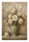 Poster VINTAGE DARK ACADEMIA FLOWER VASE 14