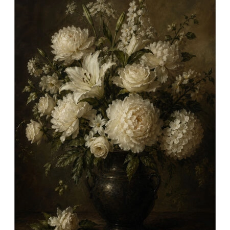 Poster VINTAGE DARK ACADEMIA FLOWER VASE 15 -  Sticky 2