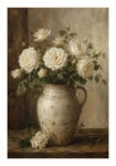 Poster VINTAGE DARK ACADEMIA FLOWER VASE 17