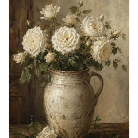 Poster VINTAGE DARK ACADEMIA FLOWER VASE 17 -  Sticky 2