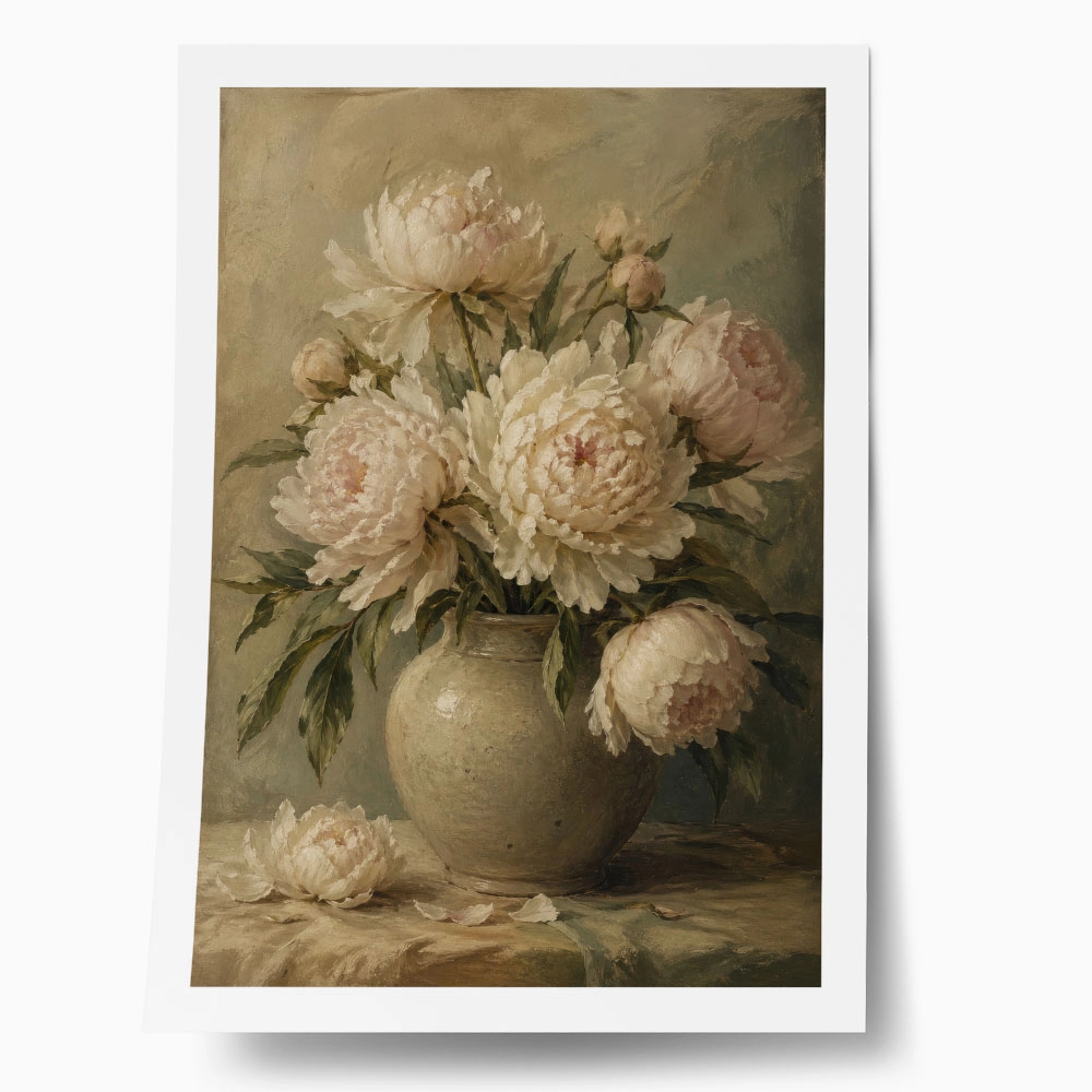 Poster VINTAGE DARK ACADEMIA FLOWER VASE 18