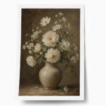 Poster VINTAGE DARK ACADEMIA FLOWER VASE 20