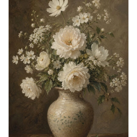 Poster VINTAGE DARK ACADEMIA FLOWER VASE 20 -  Sticky 2