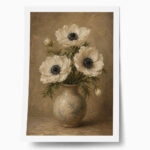 Poster VINTAGE DARK ACADEMIA FLOWER VASE 21