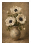 Poster VINTAGE DARK ACADEMIA FLOWER VASE 21