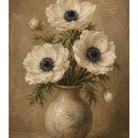 Poster VINTAGE DARK ACADEMIA FLOWER VASE 21 -  Sticky 2