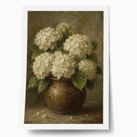 Poster VINTAGE DARK ACADEMIA FLOWER VASE 22 - 