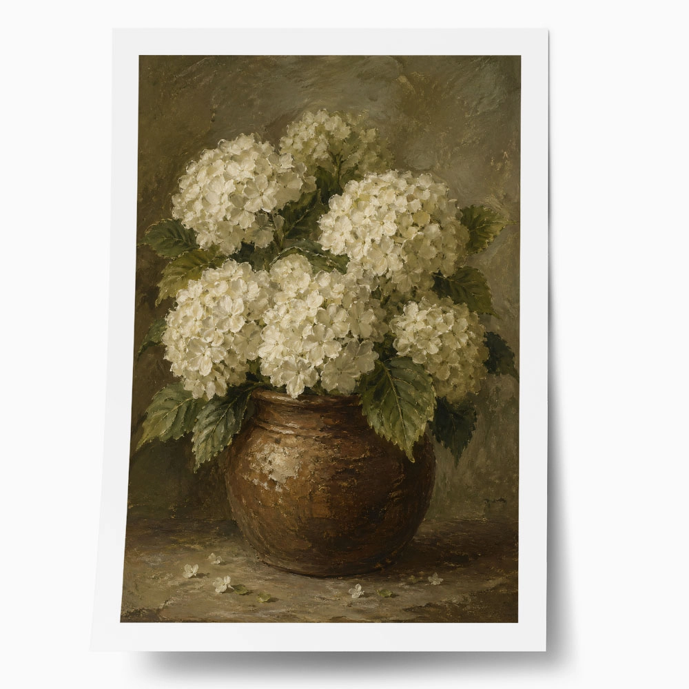 Poster VINTAGE DARK ACADEMIA FLOWER VASE 22