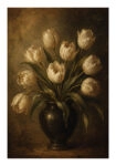 Poster VINTAGE DARK ACADEMIA FLOWER VASE 23