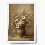 Poster VINTAGE DARK ACADEMIA FLOWER VASE 24