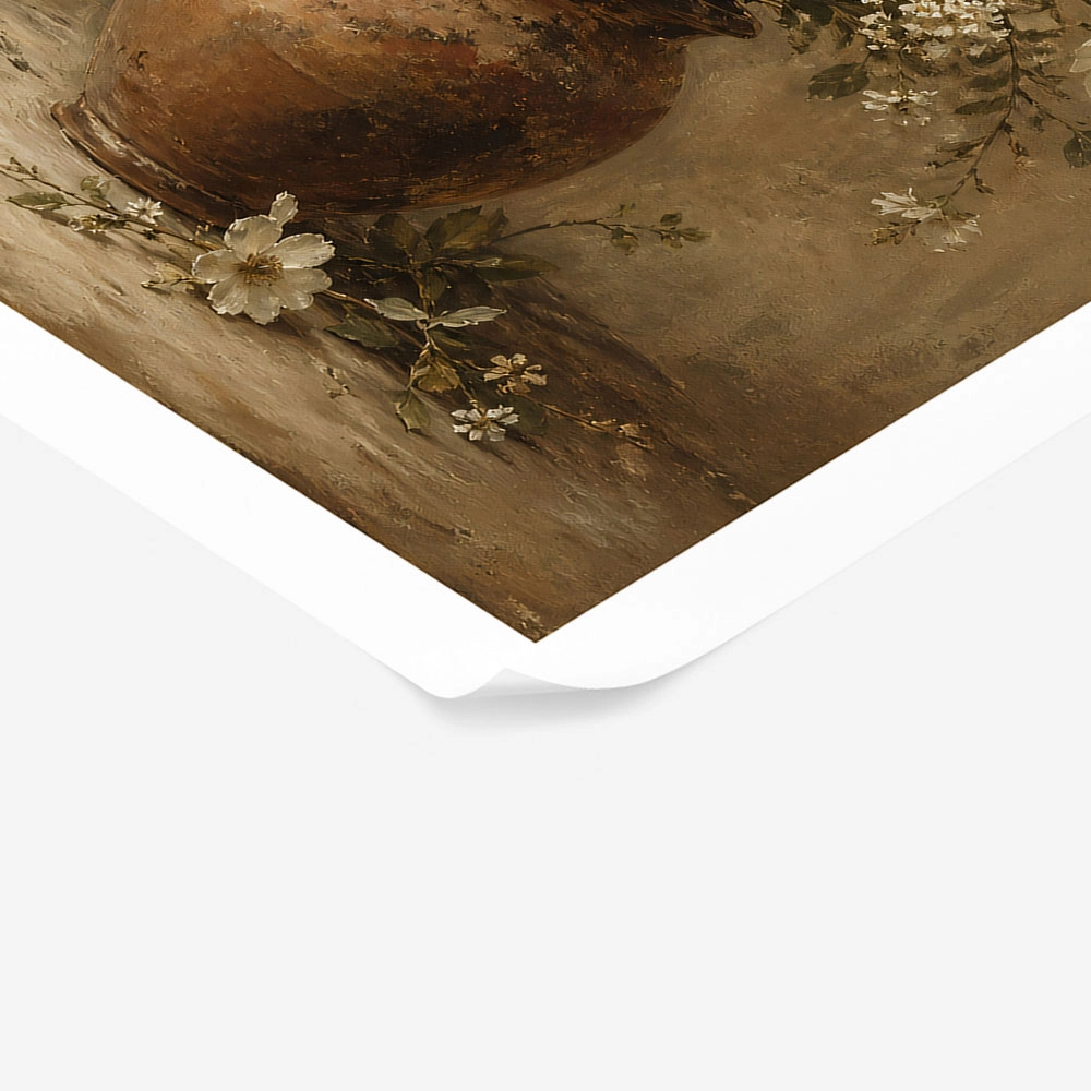 Poster VINTAGE DARK ACADEMIA FLOWER VASE 24